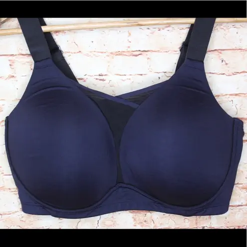 Lane Bryant Livi by  | Navy/Black Wire-Free Workout Bra