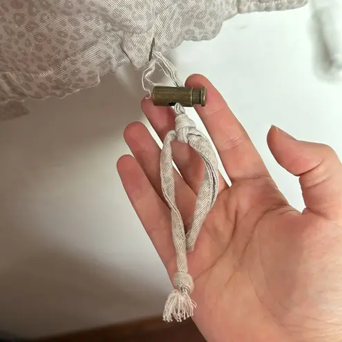 Rails Collins Linen Blend Utility Jacket White Mini Cheetah print size S