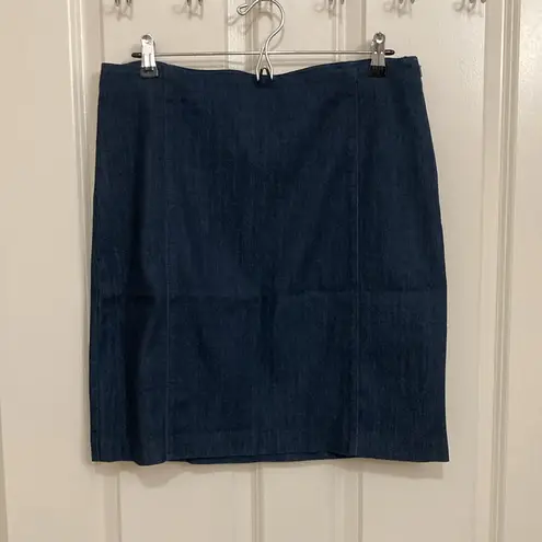 J.Jill  Denim Pencil Skirt