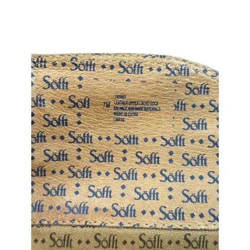 Söfft Burgamo Women's Tall Black Leather & Suede Boots Size 7M Zipper Closure Bu