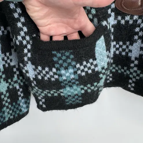 Soft Surroundings Aspen Sweater Jacket Womens Medium Wool Alpaca Blend Pockets