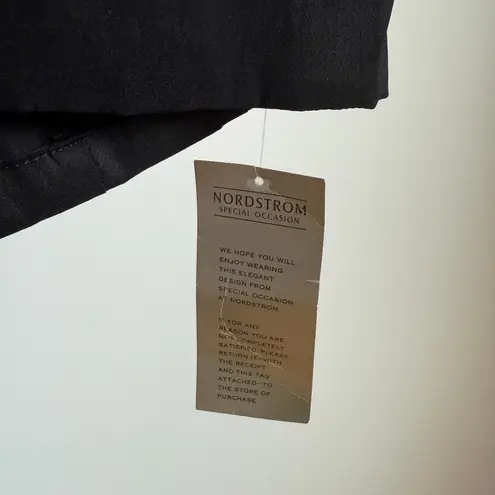 Tadashi Shoji Tadashi Halter Top Black Pleated Sleeveless Party Cocktail Made in USA