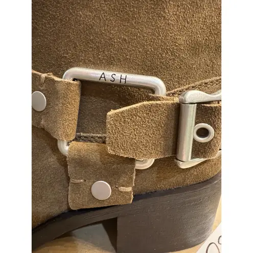 Ash 50mm Texas Suede Boots Women's Size 39 US @ 8.5 424144 Land Moto Boho