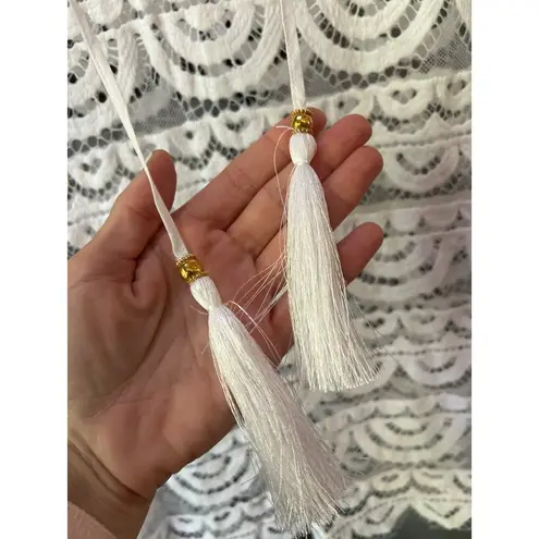 PQ Swim Noah Lace Tunic Cover Up Water Lily Womens Size XS/S White