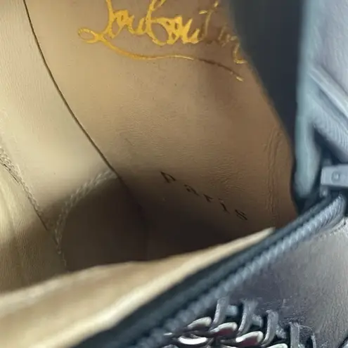 Christian Louboutin  Clemence Botta 100 Over the Knee Boots Black Size 38.5 - Image 16