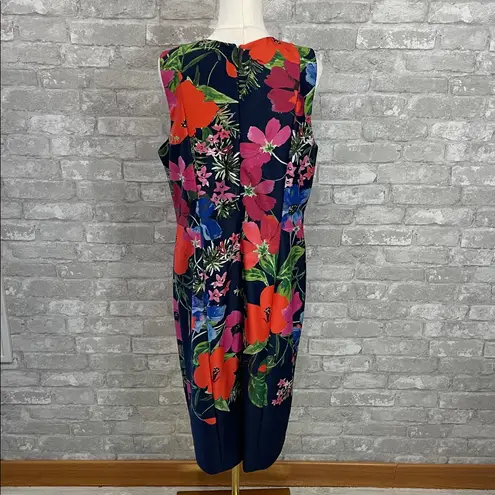 Eliza J Floral Print Sleeveless Scuba
Sheath Dress