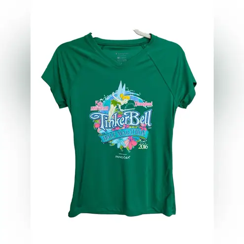 Disneyland TinkerBell Half Marathon Green 2016‎ Shirt Size Small