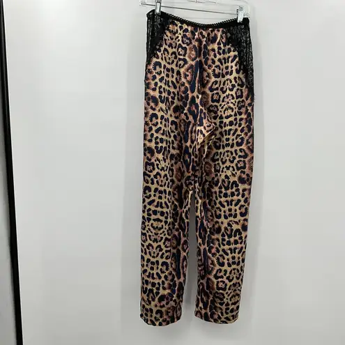Seven till Midnight Leopard Print Cami & Pant Sleep Set Size 1X/2X (Z93) Brown - Image 7