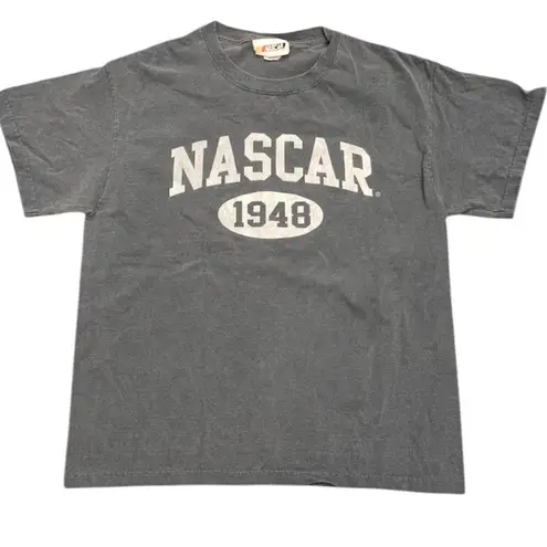 NASCAR Blue TShirt Graphic Tee Retro M Cars Racing Size M