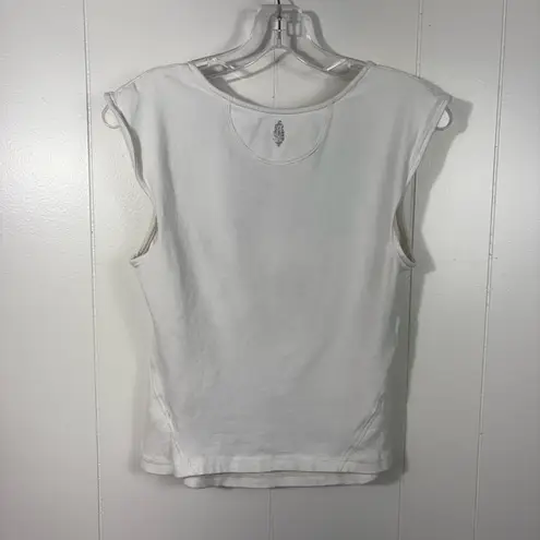 Free People Movement Tennis Square Neckline White Tank Top Small S Pickleball