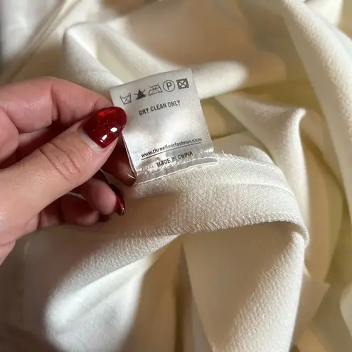 Three Floor NWT - - white dress with cut out detail