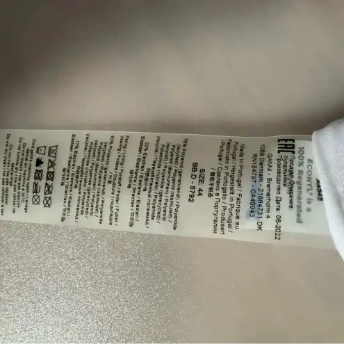 Ganni  Womens Halter Floral Print Beachwear One-Piece Swimsuit Size 44 (XL) $275