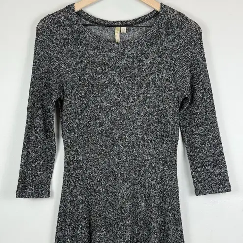 Comfy USA Women Midi Kati Dress XS Gray Lagenlook Minimalist Drapey Slouchy