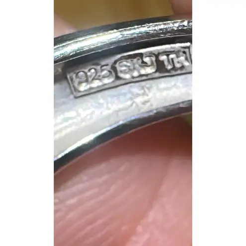 Sima K Amethyst Rose De France Amethyst Sterling Silver Ring 7.03 CT Size 8 Purple