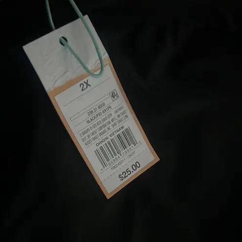 Kona Sol New-  2X Black Swim Shorts W/Briefs