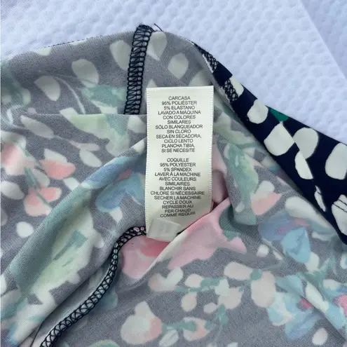 Eliza J Pink and Blue Flutter Sleeve Maxi Dress