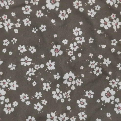 ANDIE Tahiti One Piece Ditsy Floral Olive Swimwear Bathing Suit Size S New