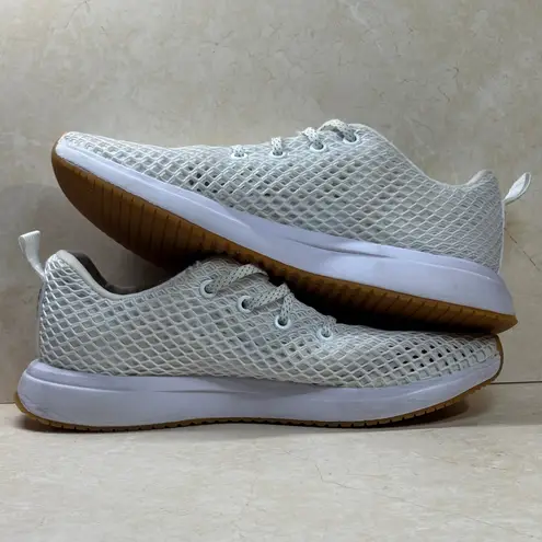 Nobull Women's Diamond Mesh Runner White Gum Running Shoes Sneakers Size US 9