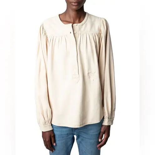 Zadig & Voltaire Tigy Cotton Twill Top
