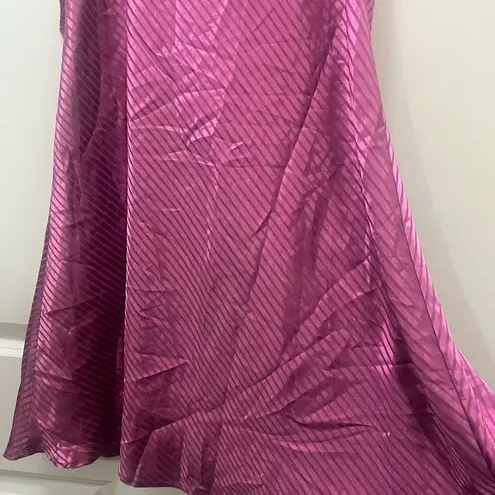 Code x Mode NWT Pink Satin Striped Skirt Size Medium