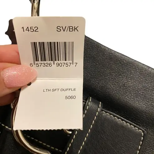 Coach  Convertible Soho Slim Buckle Shoulder Bag‎ Black Soft Leather Duffel New