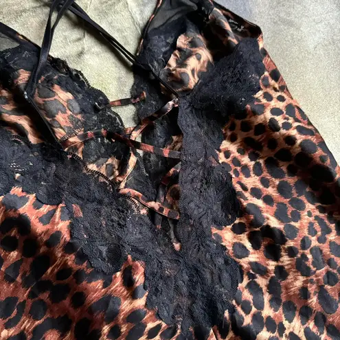 Frederick's of Hollywood Leopard Slip Dress