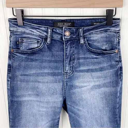Judy Blue Shelly High Rise Slim Relaxed Fit Jeans Size 3/26 Distressed Cotton