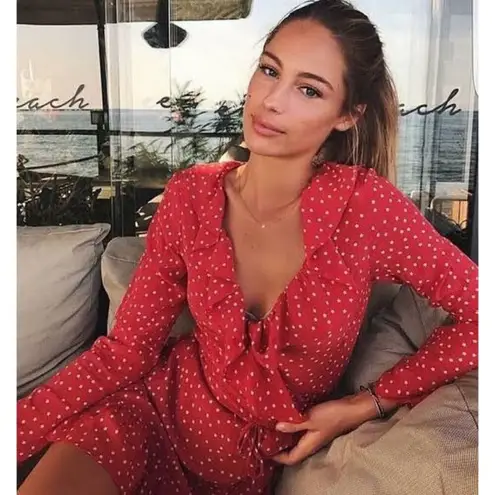 Realisation Par 💕💕 The Alexandra Dress ~ Red Star Print XS