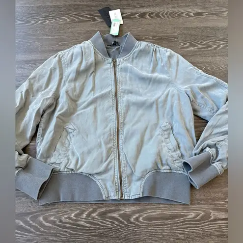 Dear John NWT Gray Bomber Jacket