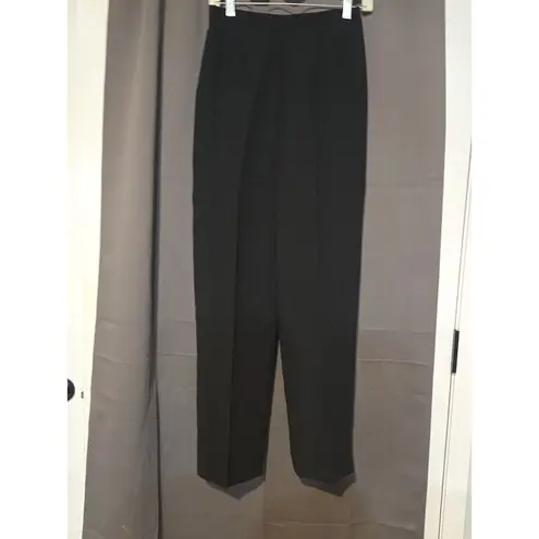 Jessica Howard Black Pants Suit, Women's Size 6, Embroidered Jacket, Office