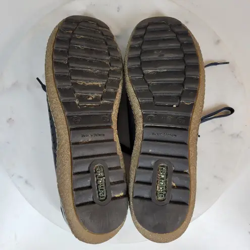 Rieker Remonte Tex Womens Shoes US 10.5 EU 41 Blue Leather Comfort Sneakers Walk