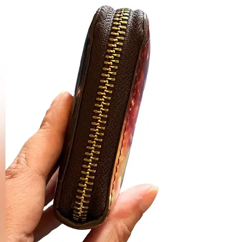 Vivienne Westwood Cosmic Galaxy Red & Black Multicolored Long Wallet