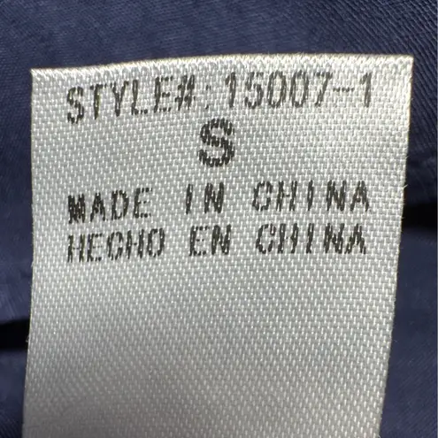 Andree by Unit Andree Eyelet Peplum Top Colorful Tassels Boho Chic Blouse Size S - Image 5