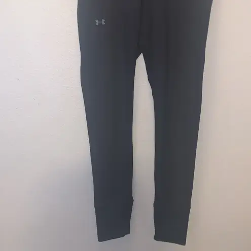 Under Armour  Heat Gear Fitted Black Jogger Style Athletic Running Leggings