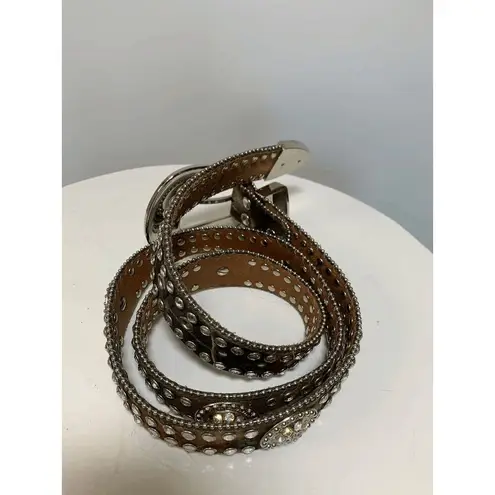 Blazin Roxx Green Camo Jeweled Western Belt