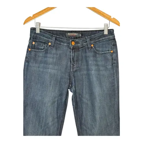 Raven Denim Sadie Bootcut Jeans Dark Wash Mid Rise Jeans Women Size 29 Blue