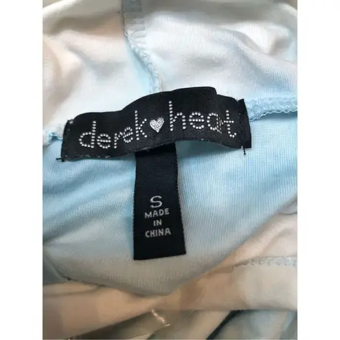 Derek Heart  tie dye blue and white hoodie