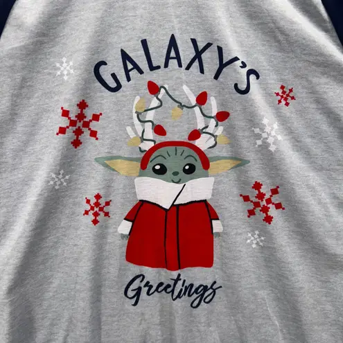 Star Wars Womens Sleep Shirt Size XL Baby Grogu Christmas Mandalorian Holiday