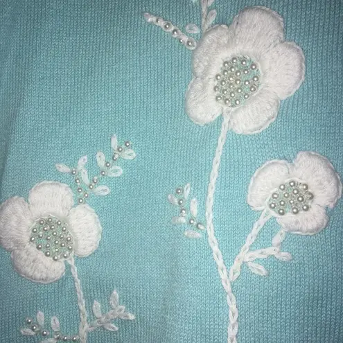 Charter Club Embellished Cardigan M