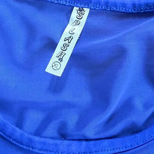 Splash Y2K 90s blue sleeveless tank | business casual