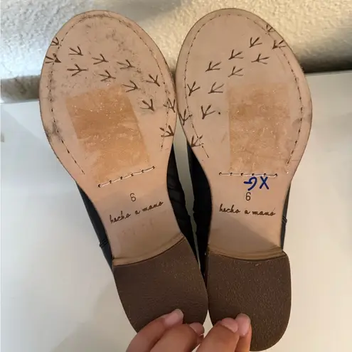 BEEK Ostrich Bootie In Saddle Brown Leather Ankle Boots size 6