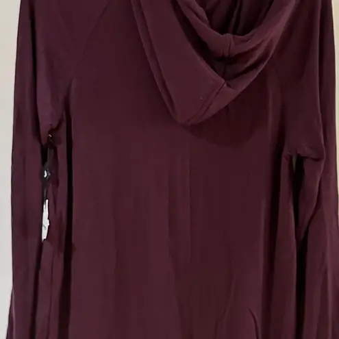 Ink Love and Peace Deep Purple Hoodie Medium