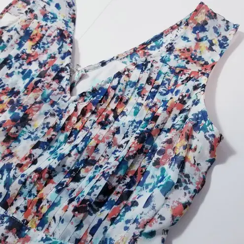 Plenty By Tracy Reese Printed Fit & Flare Pleated Dress