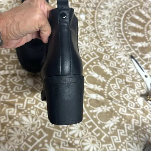 X-Appeal Laura Black Stretch Side Ankle Boots Women's Size 11 M