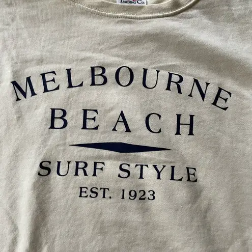 Surf Style BNWOT LIGHT YELLOW  MELBOURNE BEACH SWEATSHIRT