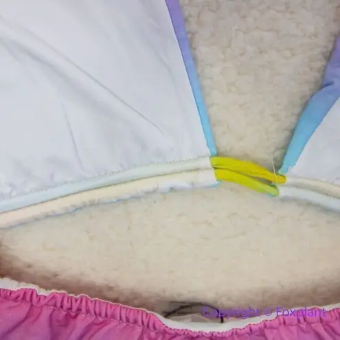 New! Set! Monica Hansen Beachwear MHB Miami vice bikini, size S Blue