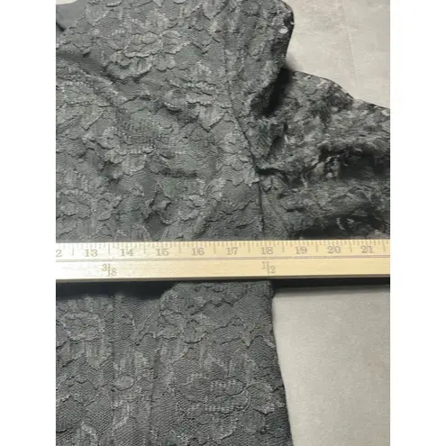 F&F Vintage T & F Lace Black Dress Sz 12 - USA. F-143