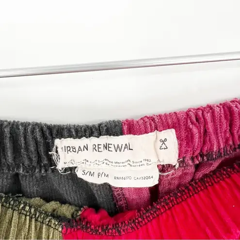 Urban Renewal Corduroy Color Block Pull On Shorts S/M