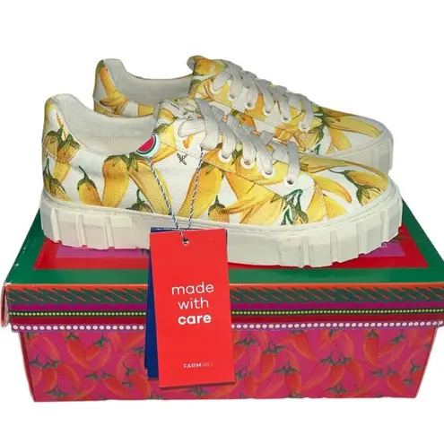 Farm Rio Pepper Print Platform Sneakers
