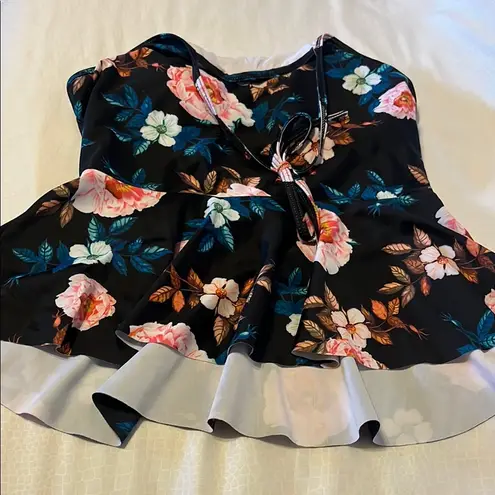 Floral Halter Affordable Floral Swimsuit